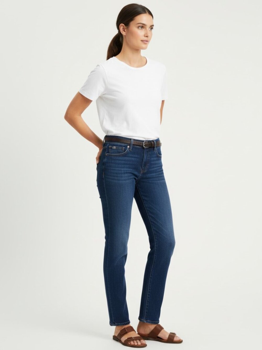 J.Crew 9" High Rise Skinny Jeans – Blue, All-Day Stretch, Slim Fit NEW
